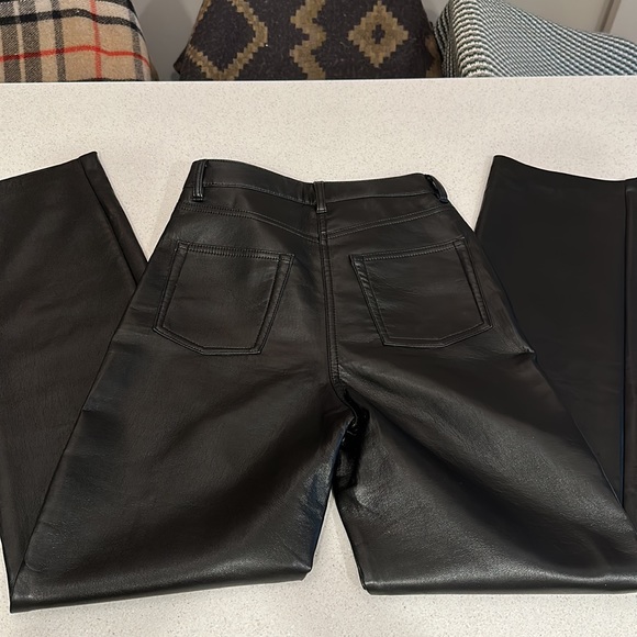 Melina Vegan Leather Pants- Aritzia - Picture 3 of 16